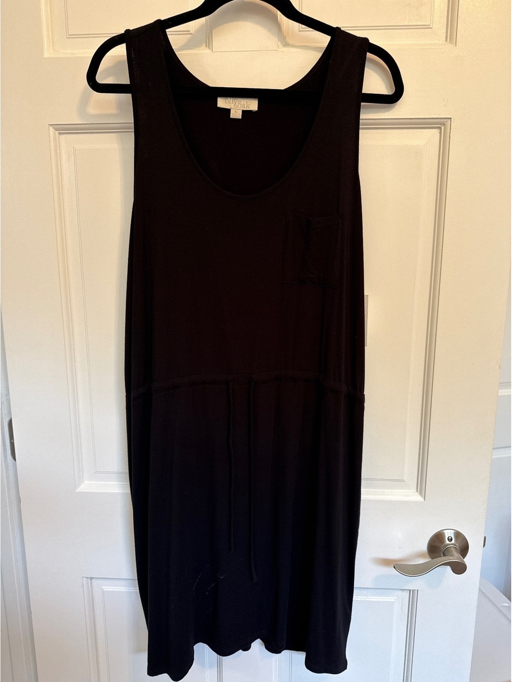 Olive & Oak Black Sleeveless Casual Dress XL